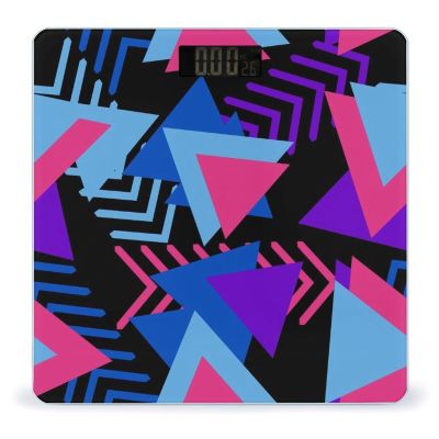 Style Geometric High Precision Digital Bathroom Weighing Scale, Sturdy and Durable Weighing Scale