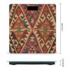 Antique Turkish Oriental Kilim Rug High Precision Digital Bathroom Weighing Scale, Sturdy and Durable Weighing Scale view 2