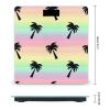 Colorful Rainbow Palm Tree High Precision Digital Bathroom Weighing Scale, Sturdy and Durable Weighing Scale view 2