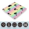 Colorful Rainbow Palm Tree High Precision Digital Bathroom Weighing Scale, Sturdy and Durable Weighing Scale view 3