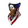 JZQZH Usa Flag Patriotic Eagle Breathable Windproof Face Mask For Outdoor Sports Lightweight Foldable Neck Gaiter view 1
