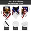 JZQZH Usa Flag Patriotic Eagle Breathable Windproof Face Mask For Outdoor Sports Lightweight Foldable Neck Gaiter view 4