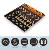 African Mud Cloth Print High Precision Digital Bathroom Weighing Scale, Sturdy and Durable Weighing Scale view 3
