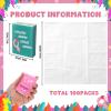 100 Pcs Women's History Month Pocket Tissue Paper Pink Travel Pack Bulk Freedom Equality Feminism Napkin Paper for Women's History Month Female Classroom Office Party Supplies view 2