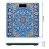 Antique Oriental Turkish Persian Carpet Blue High Precision Digital Bathroom Weighing Scale, Sturdy and Durable Weighing Scale view 2