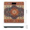 Oriental Persian Turkish Carpet Pattern High Precision Digital Bathroom Weighing Scale, Sturdy and Durable Weighing Scale view 2