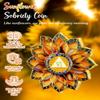 Value Valor Vow Sunflower 6 Year Sobriety Coin, AA Recovery Medallion view 2