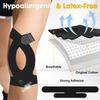 10 Pcs Precut Kinesiology Tape for Knees Adhesive Knee Tape Knee Support & Stability Knee Pain Relief Breathable Hypoallergenic Latex-Free Elastic Tape for Knees - Black view 3