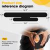 10 Pcs Precut Kinesiology Tape for Knees Adhesive Knee Tape Knee Support & Stability Knee Pain Relief Breathable Hypoallergenic Latex-Free Elastic Tape for Knees - Black view 4