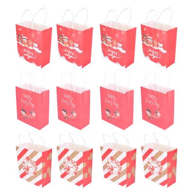 Miskall New Year Gift Bags 12Pcs Rich Colors Party Bags for Holiday Decorations