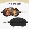 Blackout Sleep Mask, Exquisite Quiet Brew Print Design, Soft Breathable Eye Cover for Travel Yoga Shift Change view 2
