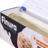 Finura Foodservice Plastic Wrap Film, Slider Cutter, BPA Free, Antifog, Optimum Cling, Microwave and Freezer Safe, Home & Commercial Use 1500 ft (sq. ft.) (18 in x 1000 ft) (2) view 3