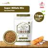Ecomytra Sprouted Super Millets Mix Flour 100% Sprouted Ancient Millet Grains Gluten Free, High Fiber, Plant Based & Non-GMO No Preservatives Perfect for Rotis, Dosa, Porridge & Baking 1lb (454g) view 2