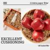 Crinkle Cut Paper Shred Filler, Crinkle Paper Filler and Shredded Paper for Gift Baskets, Raffia Basket Filler for Packaging, Shipping, Gifts and Crafts (Brown, 2LB) view 2