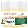 Cedonivor Treat Natural Organic Manuka Honey Cream Max Strength Ointment, Soothing Relief for Heat Rash, Dry,Itching, Eczema, Psoriasis, Leg, Stomach, Armpit, Foot, Hand view 1