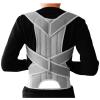 Adjustable Posture Corrector Plus Size XS-4XL Back Brace Upper and Lower Back Support Pain Relief Women Men Back Straightener Prevent Scoliosis Improve Hunchback(Gray,Medium) view 1