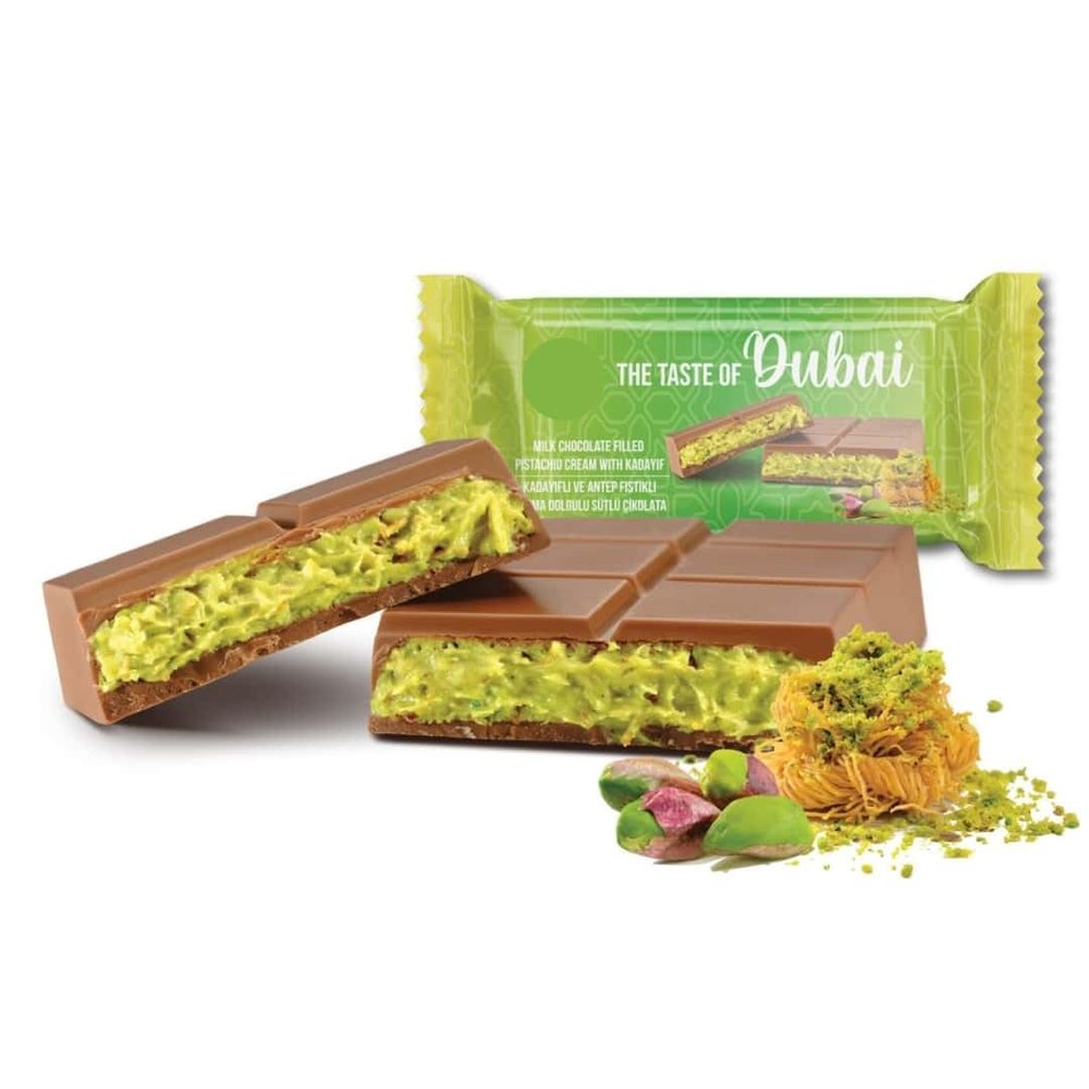 Dubai Chocolate Gift Set Hazelnut, Strawberry, Coconut & Pistachio Cream with Kadaif Belgian Bars (3.17oz/90g ea) Crispy Creamy Flavors Inspired by Luxury Dubai Desserts Holiday Edition Variety Pack Halal (Coconut, Strawberry & Hazelnut)