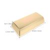 5pcs Gold Favor Boxes: Candy Packaging For Cookies Chocolate Sandwiches For Party Candy Decoration Food Storage Or Bakery Presents 10.41x4.83x2.36in view 2