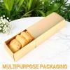 5pcs Gold Favor Boxes: Candy Packaging For Cookies Chocolate Sandwiches For Party Candy Decoration Food Storage Or Bakery Presents 10.41x4.83x2.36in view 3