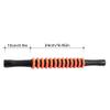 Yinhing Fascia Massage Roller Stick, Handheld Muscle Roller Massager with Non Slip Ergonomic Handle, for Shoulders Back Neck Legs Relaxation Fitness (Orange) view 2
