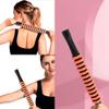 Yinhing Fascia Massage Roller Stick, Handheld Muscle Roller Massager with Non Slip Ergonomic Handle, for Shoulders Back Neck Legs Relaxation Fitness (Orange) view 3