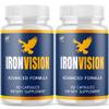 (2 Pack) Iron Vision Capsules, Official IronVision Supplement Pills with All Natural Ingredients, Advanced Eye Health Support Formula with Max Strength Vitamins for Women and Men (120 Capsules) view 1
