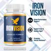 (2 Pack) Iron Vision Capsules, Official IronVision Supplement Pills with All Natural Ingredients, Advanced Eye Health Support Formula with Max Strength Vitamins for Women and Men (120 Capsules) view 4