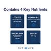 Opti + Homocysteine Capsules | Daily Brain and Heart Health Supplements* | Brain Supplement with Methylcobalamin & Methylfolate | 60 capsules/30 Servings view 4