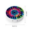 FekiLoot Exotic Tribe Tie Dye Style Contact Lens Cases, Cute Contact Lenses Lens Box Set Outdoor Mini Contact Lens Soak Storage Kit with Mirror Daily Vision Care And Outdoor Use view 2