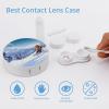 FekiLoot Winter Skiing Contact Lens Cases, Cute Contact Lenses Lens Box Set Outdoor Mini Contact Lens Soak Storage Kit with Mirror Daily Vision Care And Outdoor Use view 3
