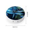 FekiLoot Art Blue Dragonfly Contact Lens Cases, Cute Contact Lenses Lens Box Set Outdoor Mini Contact Lens Soak Storage Kit with Mirror Daily Vision Care And Outdoor Use view 2