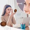 FekiLoot Brown Wooden Contact Lens Cases, Cute Contact Lenses Lens Box Set Outdoor Mini Contact Lens Soak Storage Kit with Mirror Daily Vision Care And Outdoor Use view 4