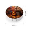 FekiLoot Abstract Guitar Contact Lens Cases, Cute Contact Lenses Lens Box Set Outdoor Mini Contact Lens Soak Storage Kit with Mirror Daily Vision Care And Outdoor Use view 2