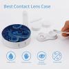 FekiLoot Blue Octopus Contact Lens Cases, Cute Contact Lenses Lens Box Set Outdoor Mini Contact Lens Soak Storage Kit with Mirror Daily Vision Care And Outdoor Use view 3