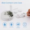 FekiLoot Asian Bamboo Contact Lens Cases, Cute Contact Lenses Lens Box Set Outdoor Mini Contact Lens Soak Storage Kit with Mirror Daily Vision Care And Outdoor Use view 3