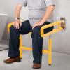 13.8-in Folding Shower Seat, Foldable Wall Mounted Shower Chair with Secure Armrests, Waterproof Seat Benches Stool Chair for Bathrooms view 3