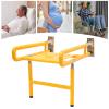 13.8-in Folding Shower Seat, Foldable Wall Mounted Shower Chair with Secure Armrests, Waterproof Seat Benches Stool Chair for Bathrooms view 4