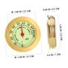 Mechanical Round Cigar Hygrometer Metal Gauge for Humidor Use view 2