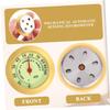 Mechanical Round Cigar Hygrometer Metal Gauge for Humidor Use view 3