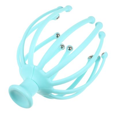 SHOWERORO Octopus Head Massager Scalp Stress Relief Multi-Function Massage Tool for Muscle Relaxation Precise Acupoint Design for Gentle Safe Material Spa Therapy