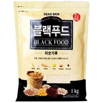 DEAD SKIN Korean Misugaru Powder 17 Mixed Grains with Sugar, Nutty & Sweet Traditional Drink Mix, Resealable Zipper Bag - 1kg (35.27oz)