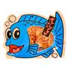 Umaya Okabe Iwashi Senbei - Japanese Sardine Rice Crackers - Ready to Eat Savory Snack - Authentic Senbei with Whole Sardines - Crunchy Umami Treat (2.3oz) view 1