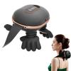 4D Wireless Massager Shiatsu Deep Tissue Relief with Heat, Smart Neck Shoulder Massager Kneading Massage Cervical Relaxer Pillow, Portable Electrics Cordless (Black) view 1
