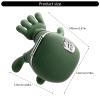 4D Wireless Massager Shiatsu Deep Tissue Relief with Heat, Smart Neck Shoulder Massager Kneading Massage Cervical Relaxer Pillow, Portable Electrics Cordless (Green) view 4