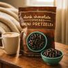 Dark Chocolate Covered Mini Pretzels, 12oz Resalable Bag Sweet & Salty Snack, Crunchy Pretzels Coated in Rich Dark Chocolate, Perfect for Sharing & Gifting view 2