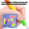 14/28Pcs Soft Pen Holder Grips S Silicone Finger Grips Holder for Preschooler Student Silicone Pen Grip view 3