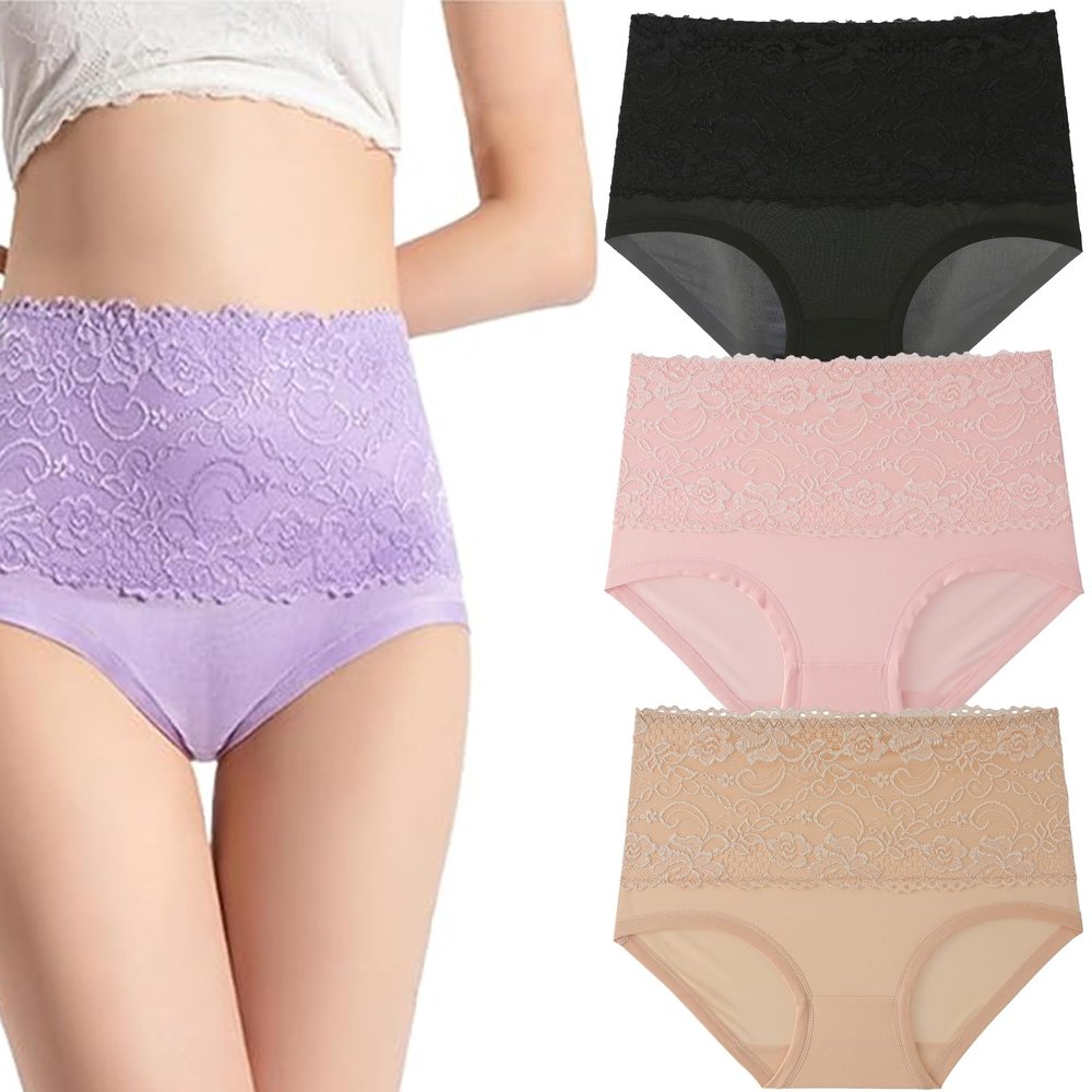 Leak Proof Panties, Leakproof Underwear, Washable Reusable Incontinence Underwears for Women 55+