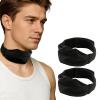 2Pcs Stoma Covers for Tracheostomy,Neck Stoma Cover,Adjustable Neck Trachea Protector,Breathable Dust-Proof Shied Tracheostomy Care Supplies for Men and Women (Black, Large) view 1
