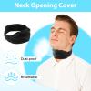2Pcs Stoma Covers for Tracheostomy,Neck Stoma Cover,Adjustable Neck Trachea Protector,Breathable Dust-Proof Shied Tracheostomy Care Supplies for Men and Women (Black, Large) view 3