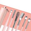 6 Counts/Ear Wax Removal Tool Set with Storage Tube,Ear Cleaning Kit Ear Spoons Ear Picks Curette,Ear Wax Remover Tool,Earwax Cleaning Supplies (Green) view 3
